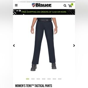 NWT BLAUER Sz 2 Navy TENX Breathable Water Resistant 31” Inseam Tactical Pants